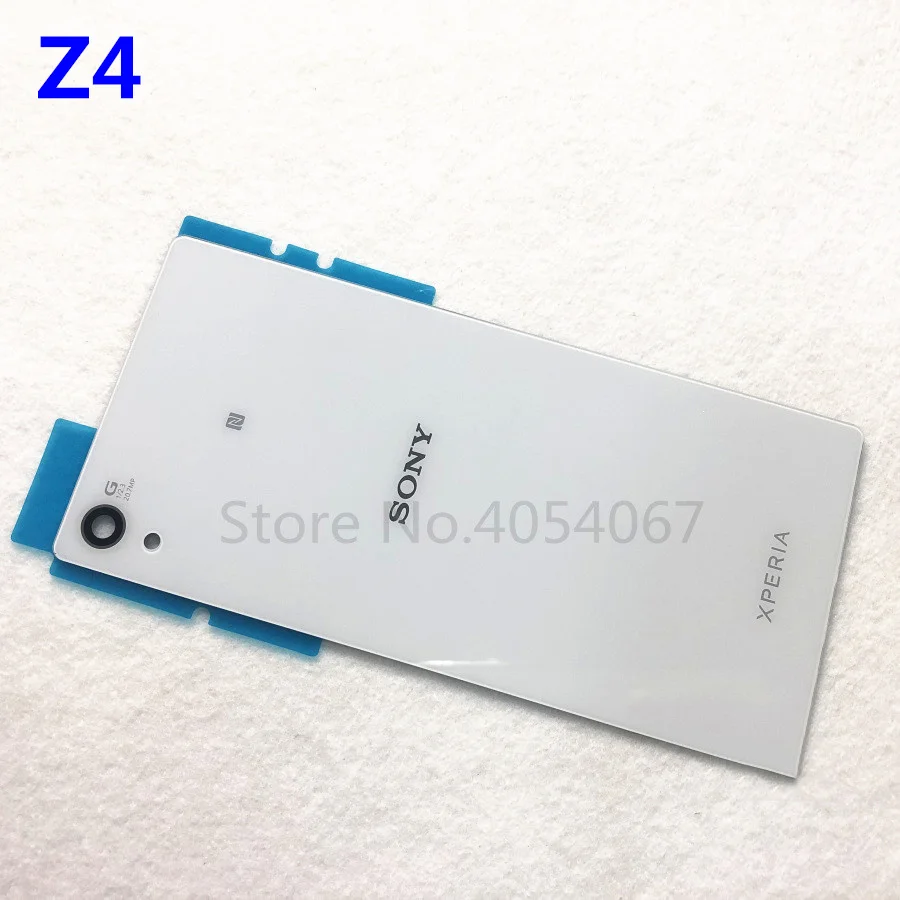 Для sony xperia Z4 Z3 Plus Z3+ E6553 E6533 Задняя стеклянная крышка батарейного отсека Замена стеклянного корпуса+ NFC антенна