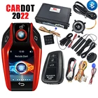 Пульт дистанционного управления Cardot с ЖК-дисплеем, умная кнопка запуска и остановки двигателя, бесключевой доступ к двигателю, автомобильная система сигнализации для автомобилей Toyota и т. д.