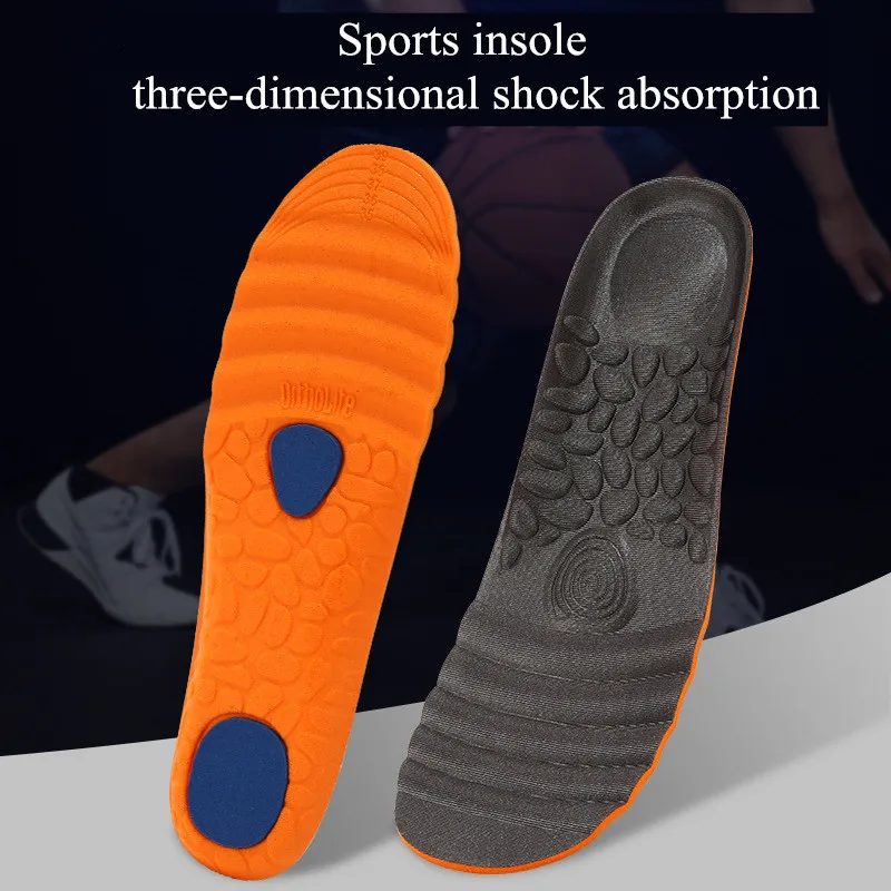 

Sports Insoles For Shoes Men Women Breathable Deodorant Sweat Shock Absorbent Military Training Basketball Running Shoe Pad