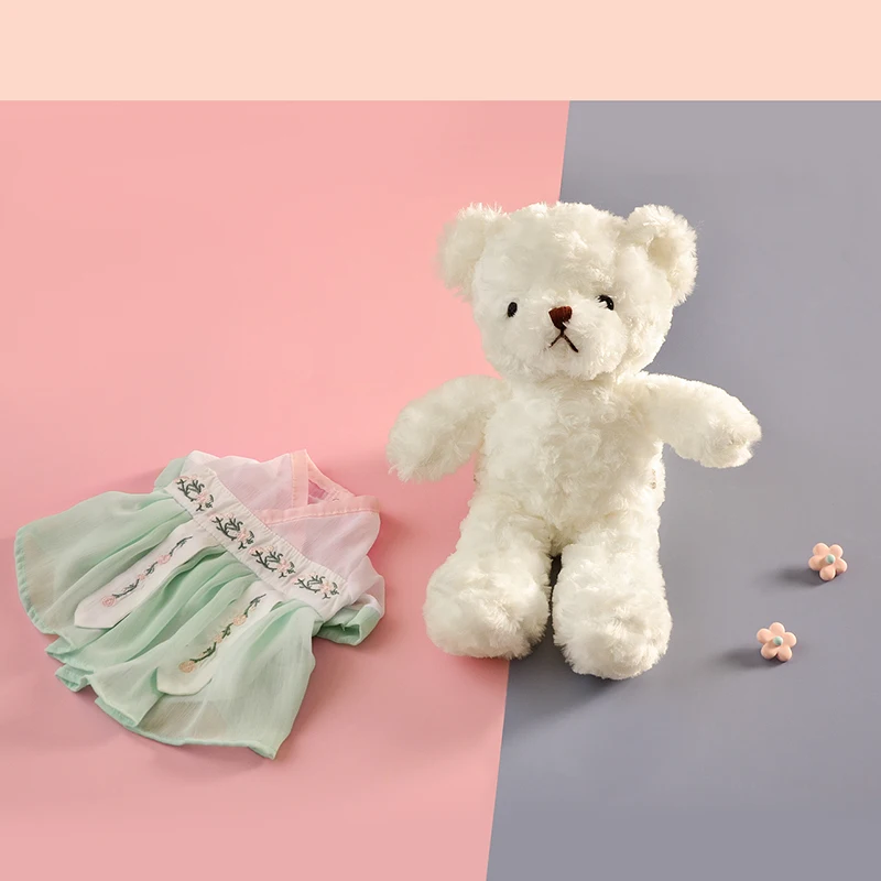 Китайская Ретро плюшевая сумка с медведем рюкзаки ручной работы мультяшными