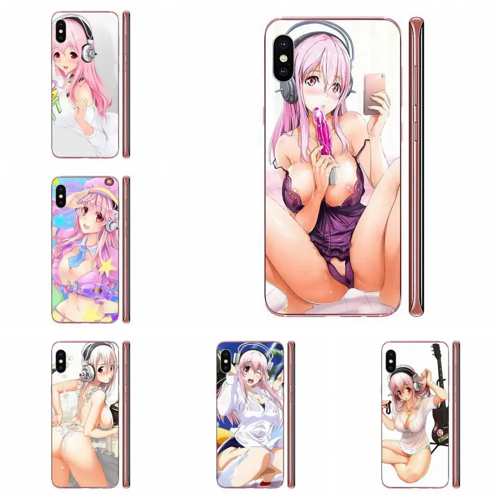 Супер Sonico Аниме Сексуальная девушка для HTC Desire 530 626 628 630 816 820 830 One A9 M7 M8 M9 M10 E9 U11 U12 Life