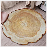 living room decorative carpet modern circular annual ring wood grain bedroom large rug 2020 home decoration mat