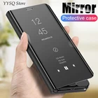 Умный зеркальный чехол для Samsung Galaxy Note 3, кожаный чехол-книжка для Samsung Note 3, зеркальная фотография