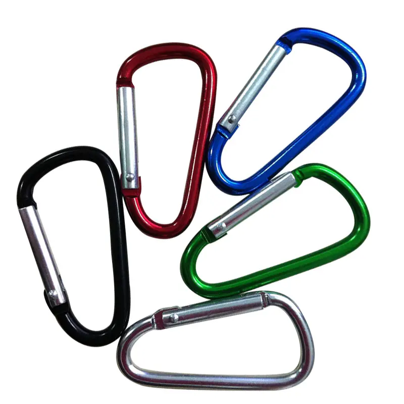 5 шт./лот карабин-пряжка 6 см Тип D для кемпинга пешего туризма оборудование