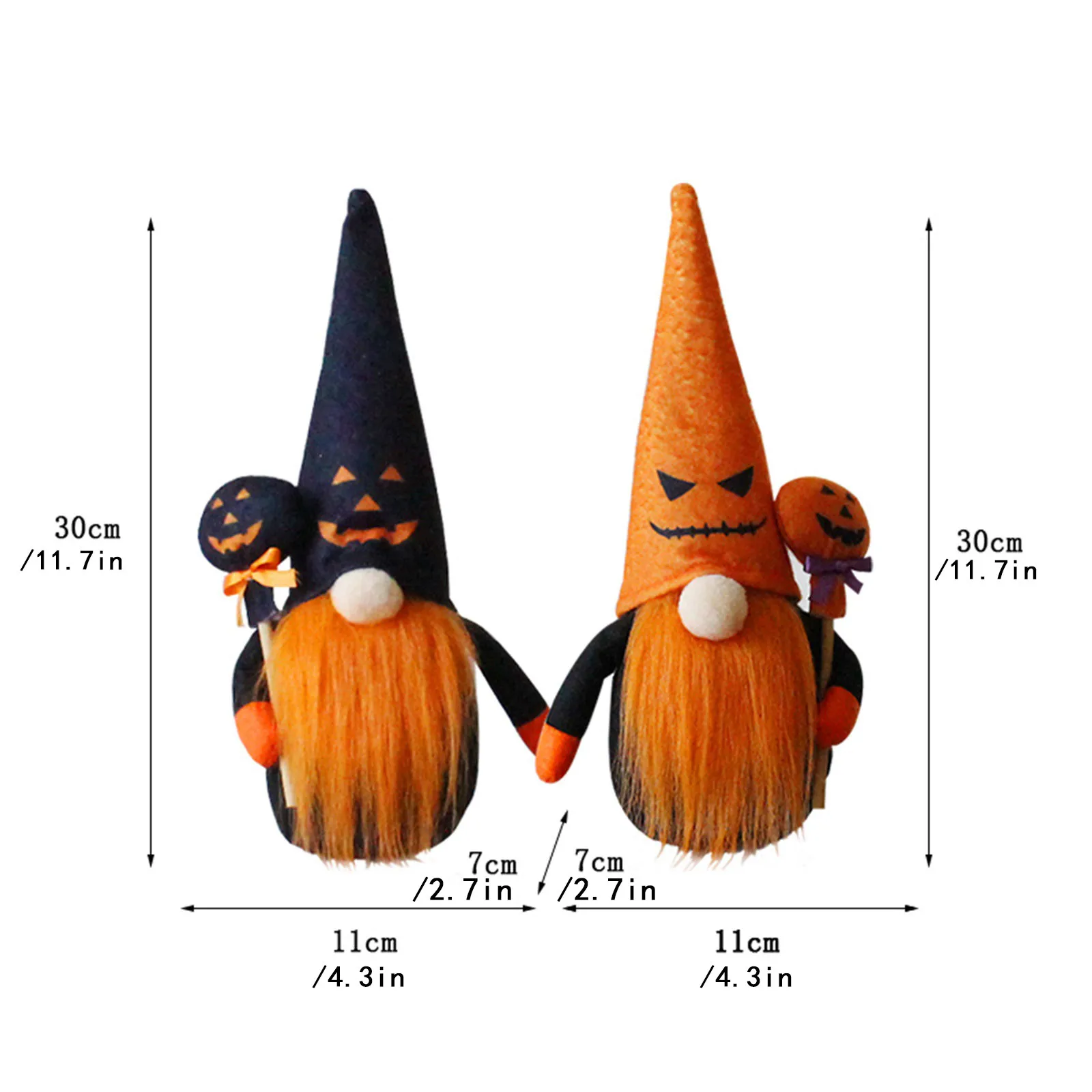 

Halloween Lovely Gnomes Plush Decor Gnome Elf Ornaments Witch Decorations Gifts Household For Kids Small Exquisite Doll Props