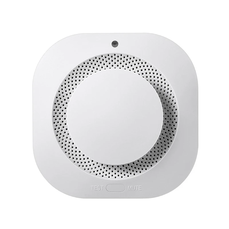 

433MHz Independent Smoke Buzzer Alarm Smoke Detection Sensor Home Security System Fire Detector for Office Warehouse Restaurant