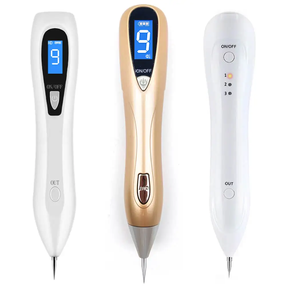 Лазерная плазменная ручка для удаления веснушек ухода за кожей темных пятен с ЖК