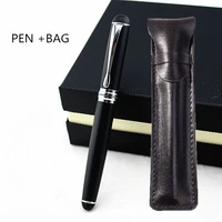 luxury jinhao x750 school office writing stationery ink pen business metal calligraphy fountain pen ink frosted black