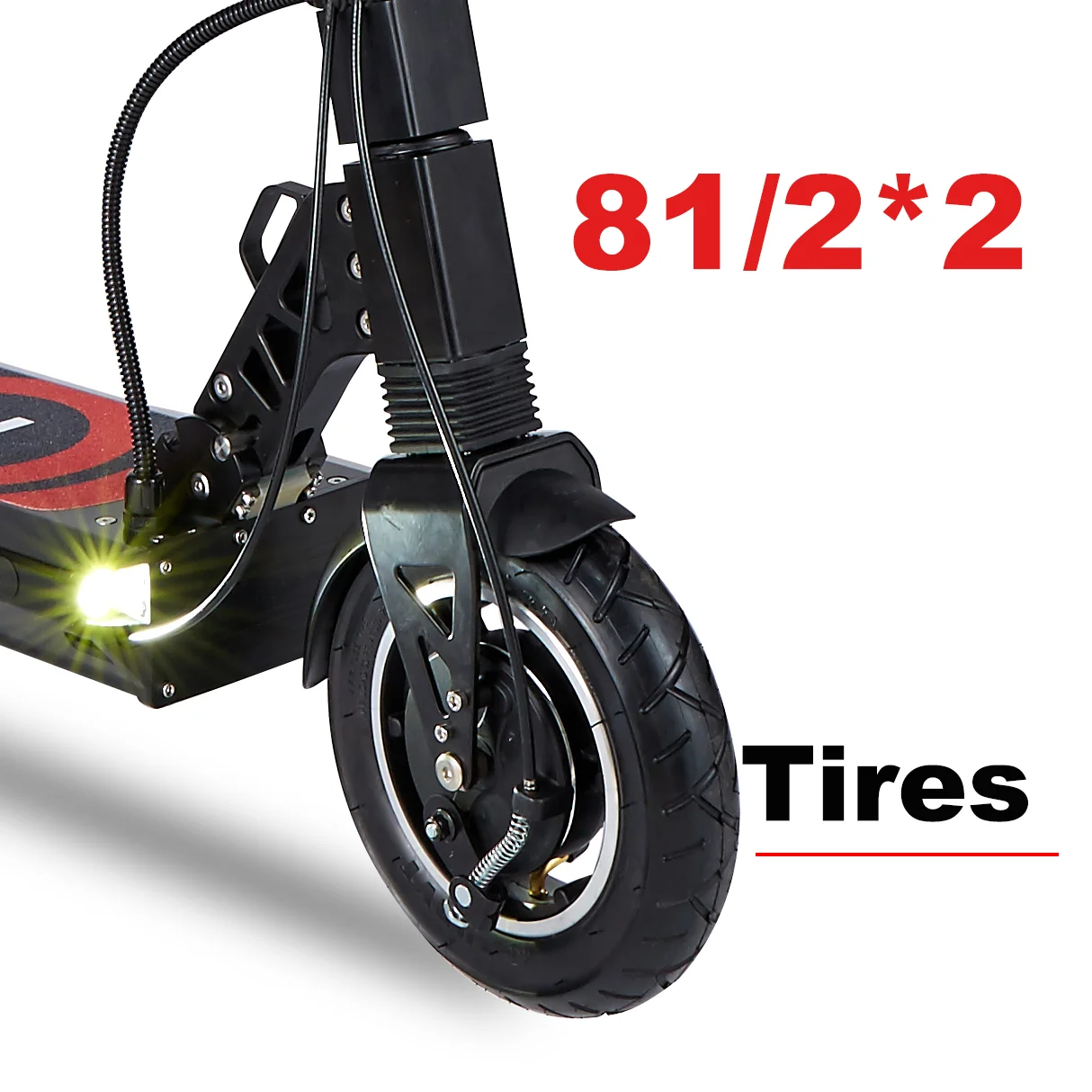 

Universal 8.5 Inch City Road Pneumatic Tire for HERO S9 Electric Scooter 81/2*2 (Front and Rear)