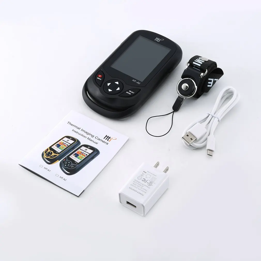 HT-A2 3 2-дюймовый цифровой ИК-тепловизионная камера 0.3MP Full View TFT экран Инфракрасный