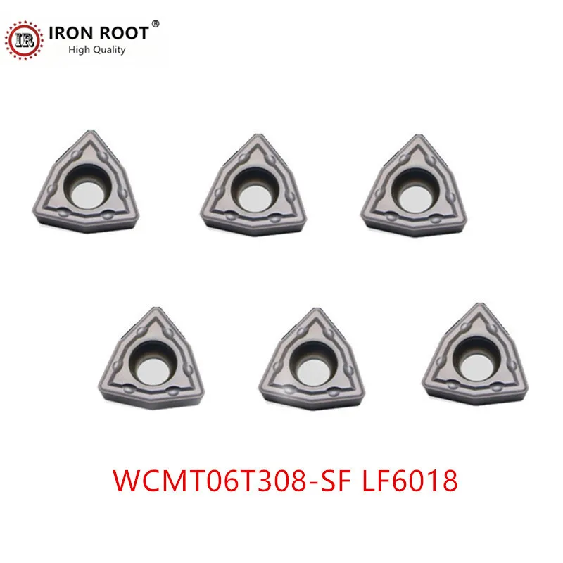 10P WCMX030208 SF LF6018 / 04 05 06 WCMT080412 индексируемая U образная вставка CNC карбидная для