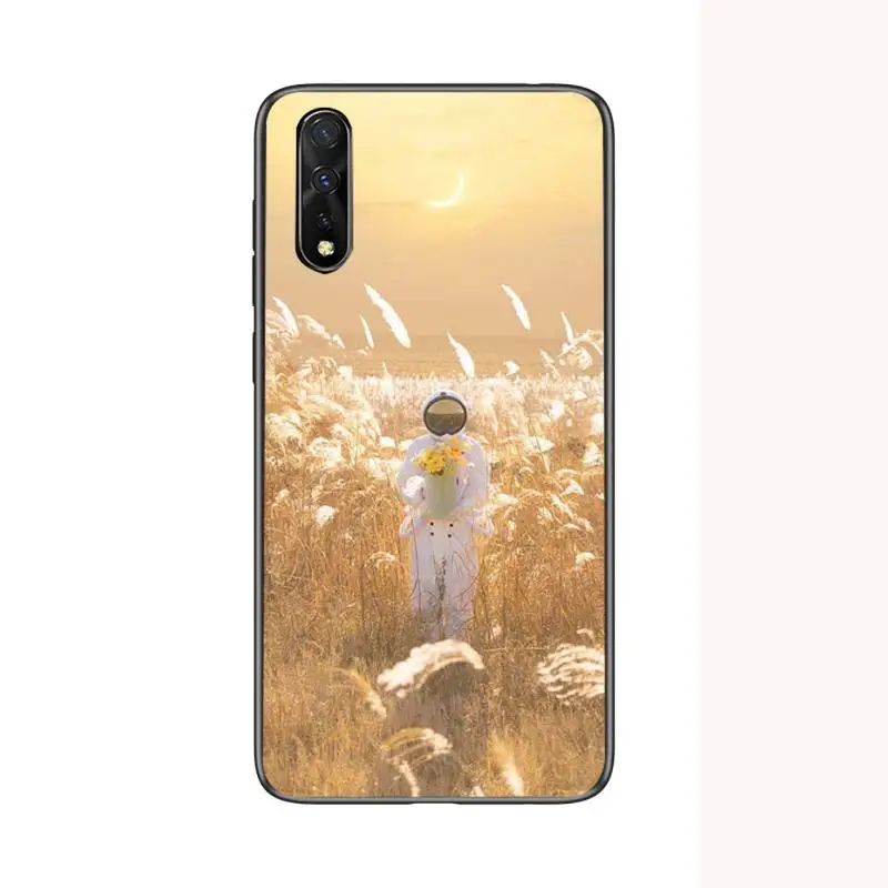 

Spaceman Astronaut In Love Phone Case For Redmi 4X 5plus 6 7 8A 9 Note 4 8 T 9 10 pro Cover Fundas Coque