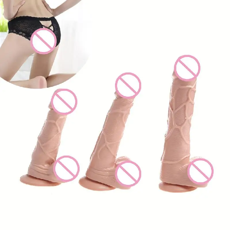 Фаллоимитатор G Spot реалистичный сильный член на присоске секс игрушка