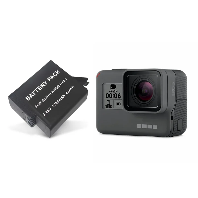 

AHDBT-501 battery for GoPro Hero 567 action camera