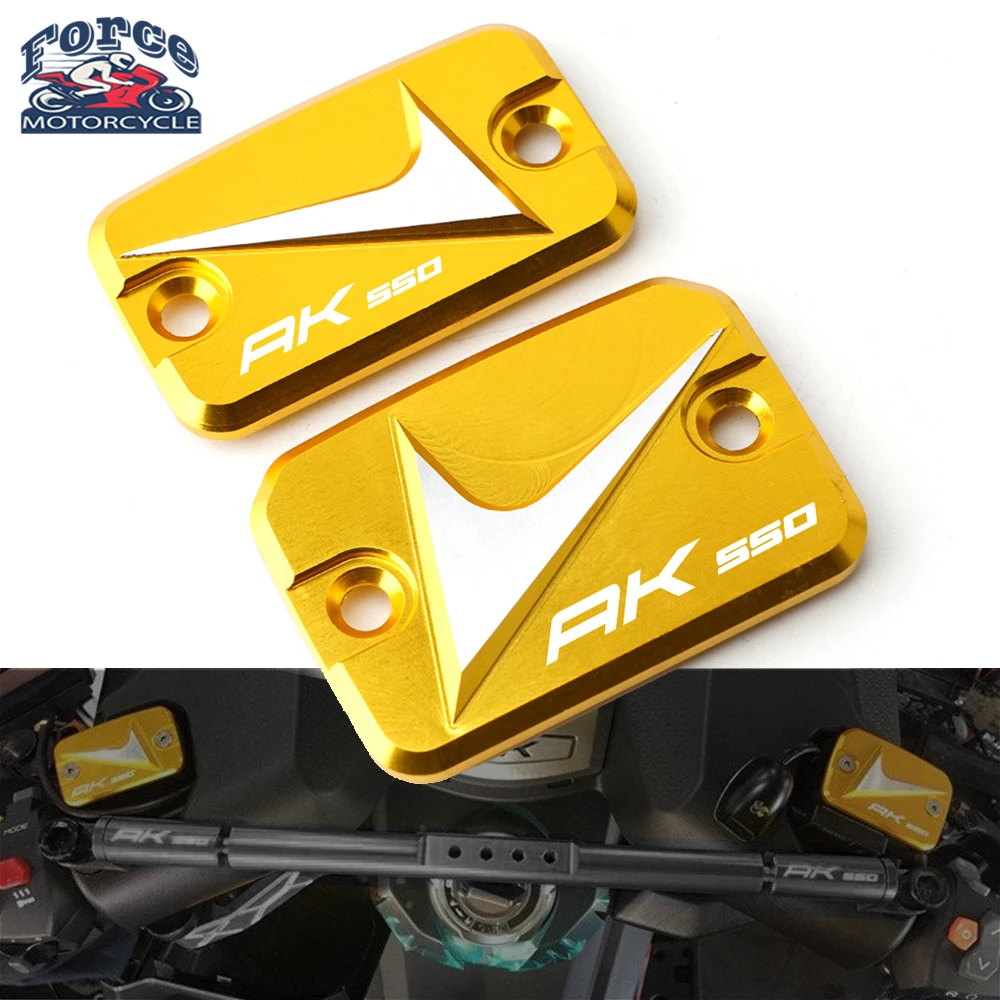 

Motorcycle New High quality Accessories CNC Front Brake Fluid Reservoir Cover Cap For KYMCO AK550 AK 550 2017 2018 2019 2020