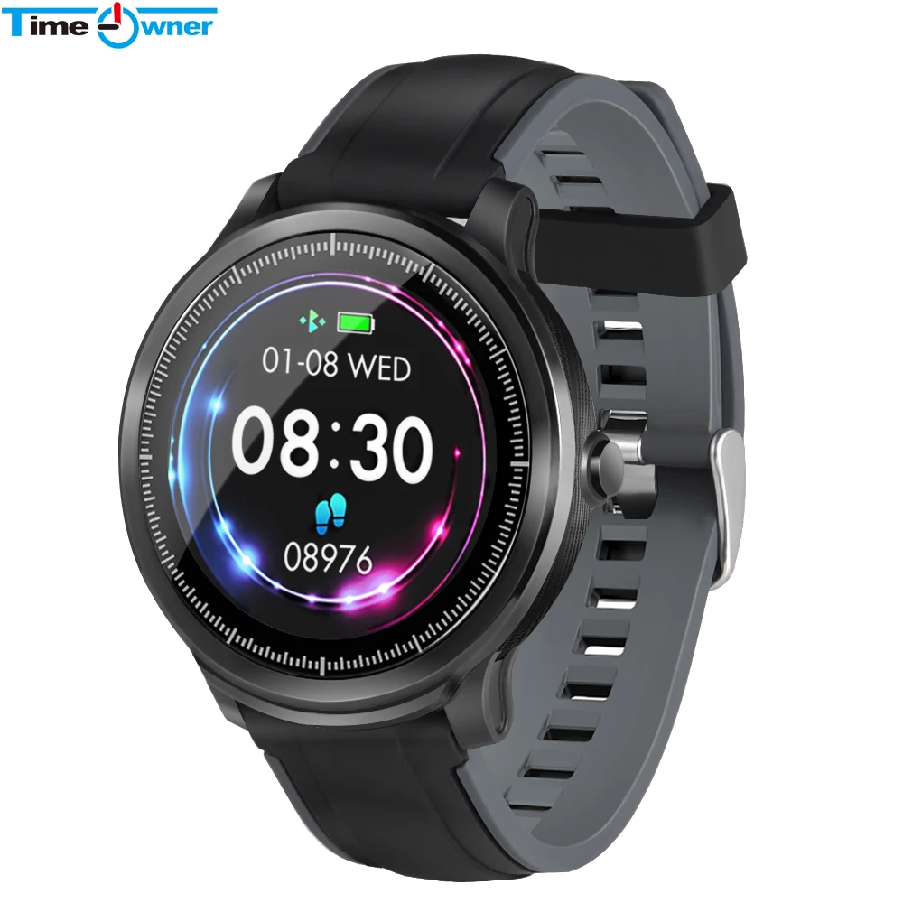 Смарт часы с таймером 1 3 дюйма полный круг сенсорный экран IP68 водонепроницаемый