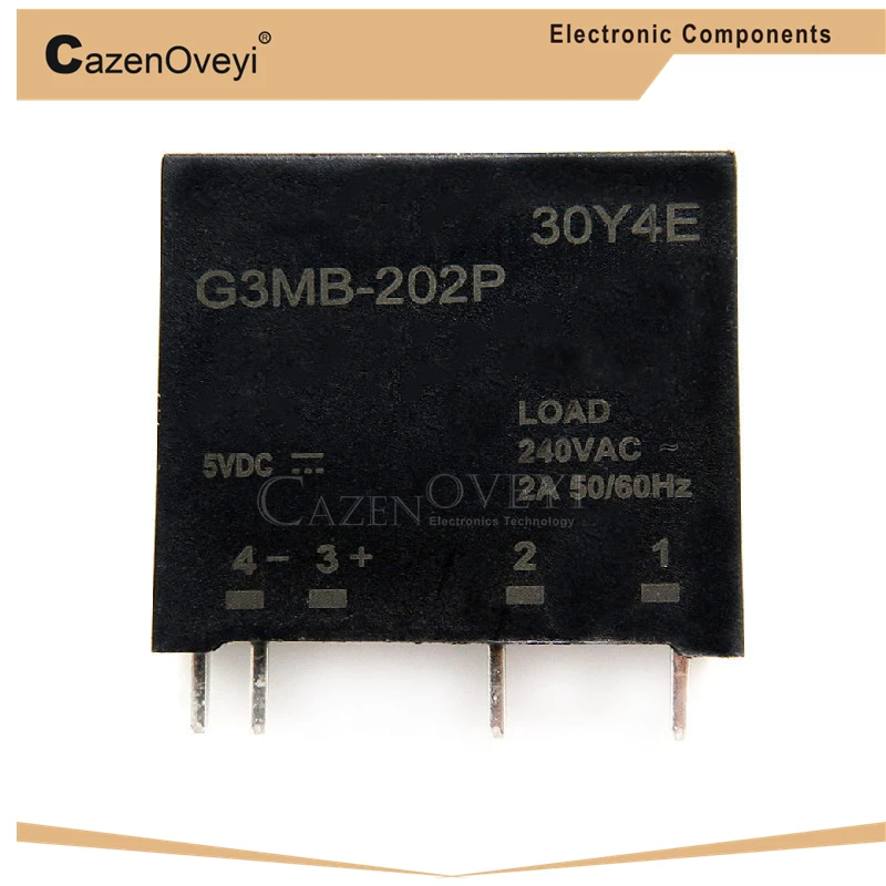 1 шт./лот реле G3MB-202P G3MB-202PL DC-AC PCB, SSR в 5VDC, 240V AC 2A в наличии на складе