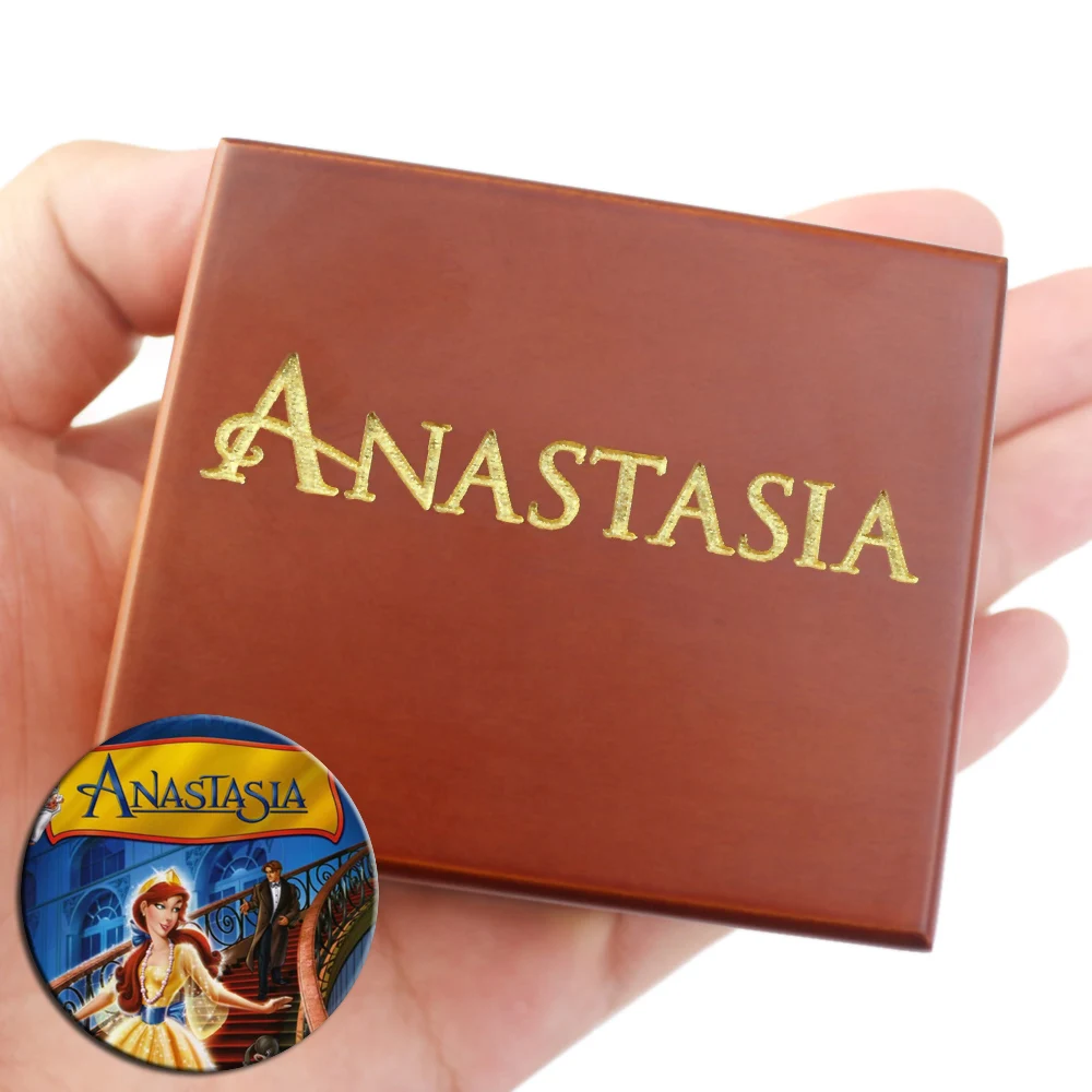 Деревянная музыкальная шкатулка Anastasia ручной работы подарок на день рождения на Рождество/День рождения/День Святого Валентина специальные подарки для влюбленных, детей