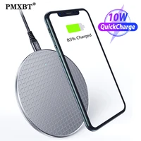 qi wireless charger receiver for iphone 11 max x 8 7 plus fast charging pad for samsung note 9 s10 s9 plus 10w chargeur sans fil