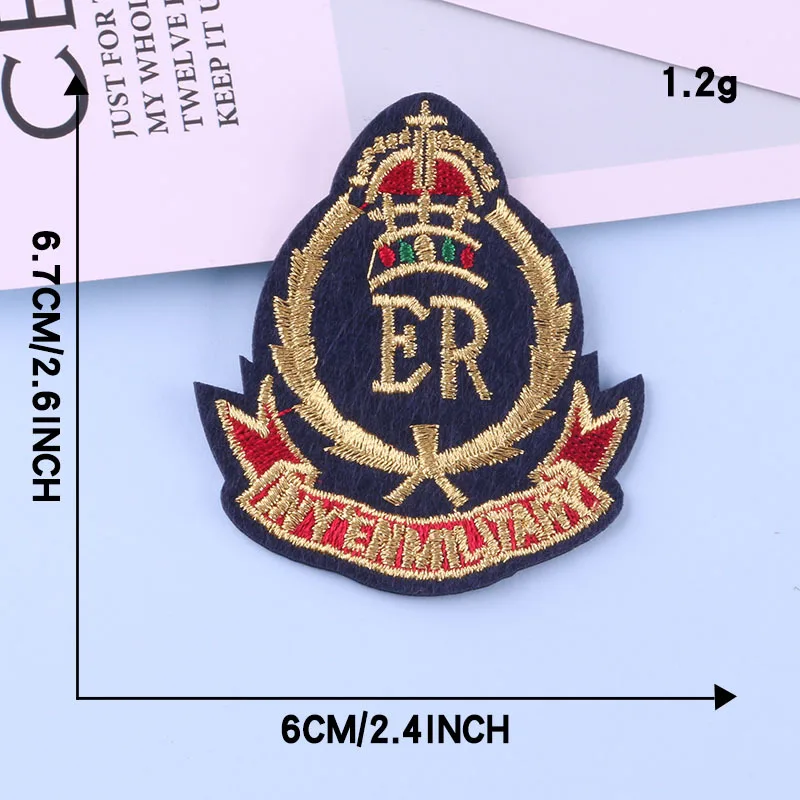 

Embroidered Cloth Badge Badge Patch Clothing Hats Bag Accessories Cap Badge Badge Embroidered Cloth Stickers Iron on Patches