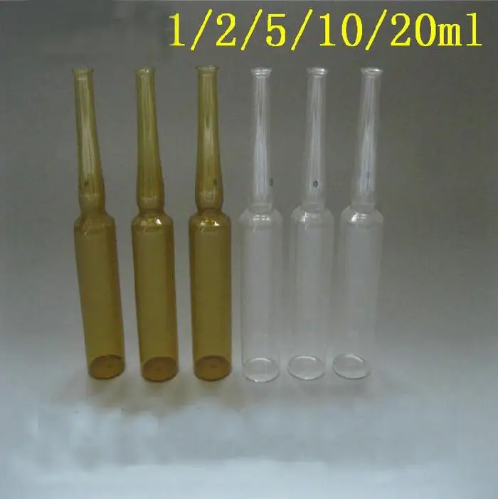 50 шт./упак. высокое качество стекло ампула бутылка изогнутые шеи легко