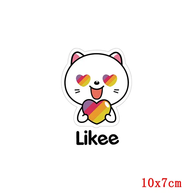 Prajna Vinyl Heat Transfer Stickers Likee App Thermal Rainbow Wings Iron On Transfers For Clothing Heart Patches | Дом и сад
