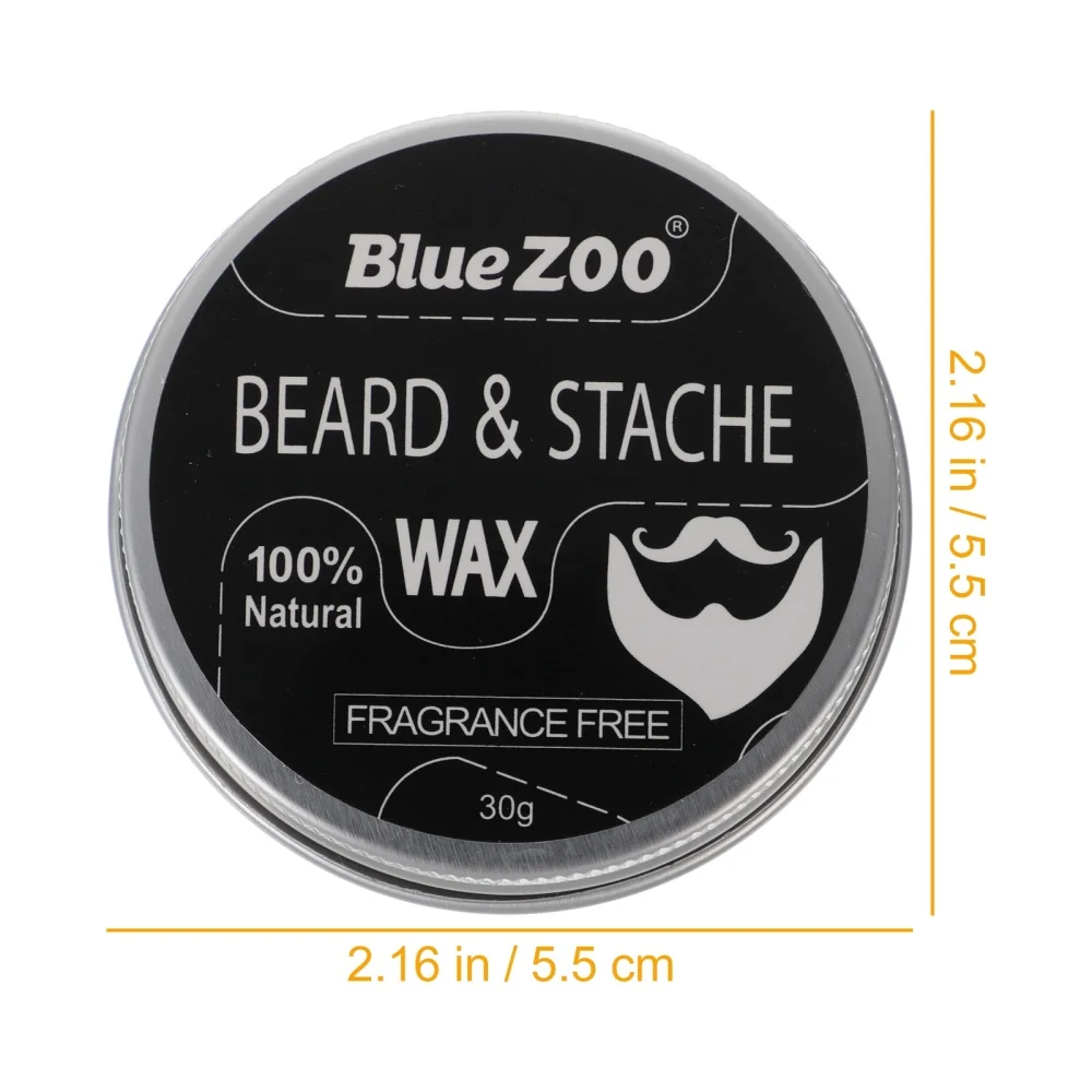 

1 Box of Household Shaving Wax Tasteless Shaving Cream Beard Care Cream (White)