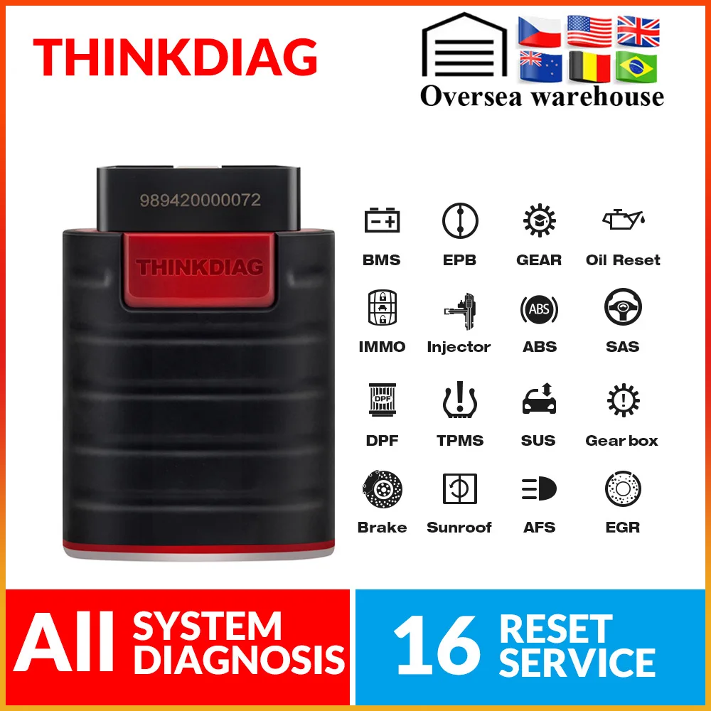 ThinkDiag obd2 Bluetooth OBD2 сканер автомобильный OBD 2 IOS Автомобильный Диагностический Код