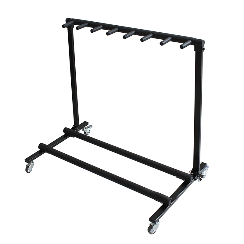 schwarz elektrische gitarren halterung stehen akustische gitarre reihe unterstützung gitarre rack hält musical instruments zubehör mit