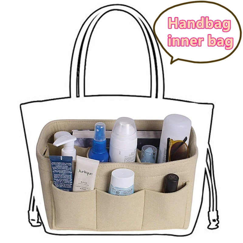 Женские сумки из войлочной ткани сумка для мамы хранения войлока внутренняя