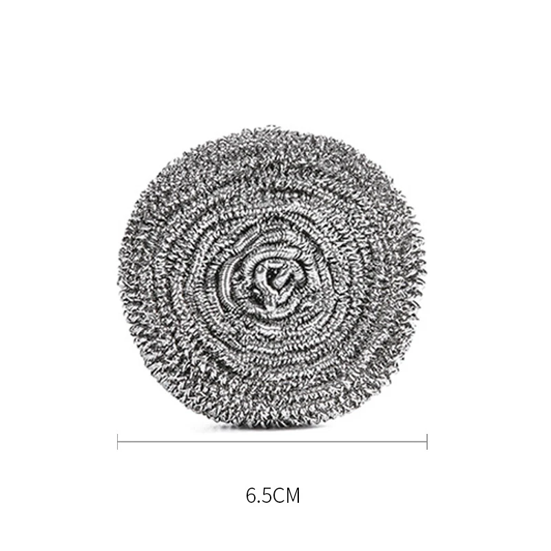 Чистый Стальная проволока мяч губки сетки супер моющее средство инструмент