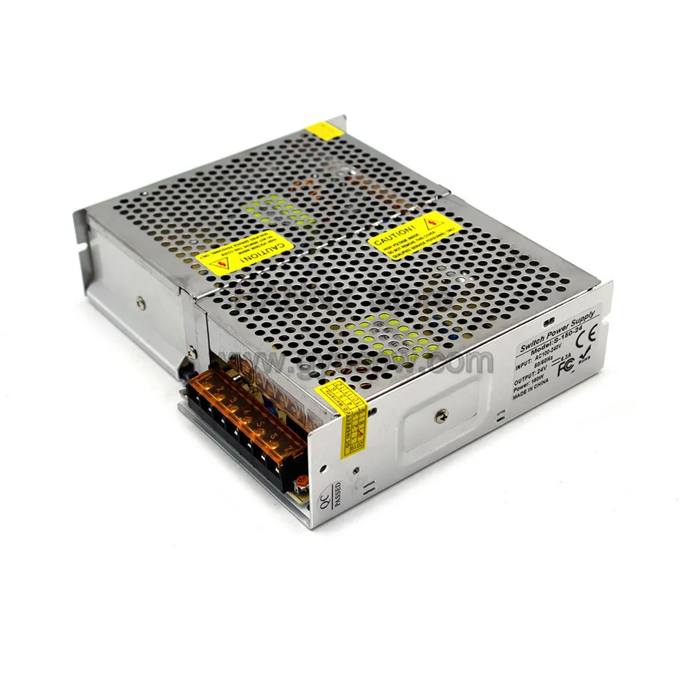 Фото 24 В DC источник питания DC24V 6.3A 150 Вт светодиодный трансформатор 220 110 AC для камеры 24 В DC источник питания DC24V 6.3A 150 Вт светодиодный трансформатор 220 110 AC для камеры