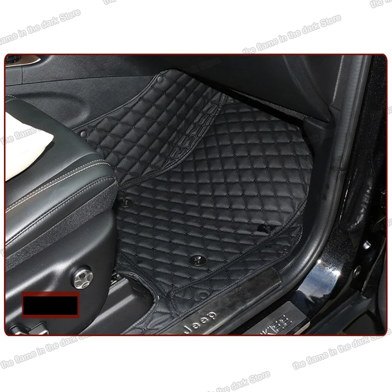 Кожаные автомобильные напольные коврики Lsrtw2017 для Jeep Grand Cherokee Wj 1999 2000 2001 2002 2003 2004