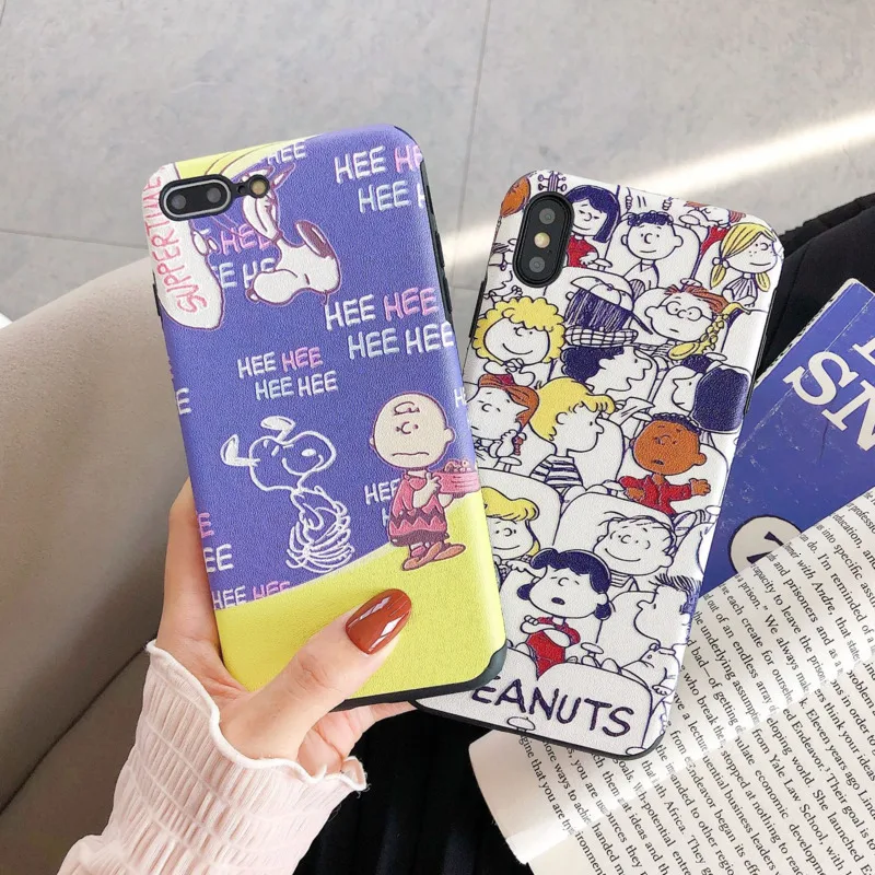 Чехол для телефона с мультяшным милым иллюстрационным рисунком для iPhone11 X XS XR XSMax 8 7 6 6S PluS, полноценная мягкая оболочка с защитой от падений.