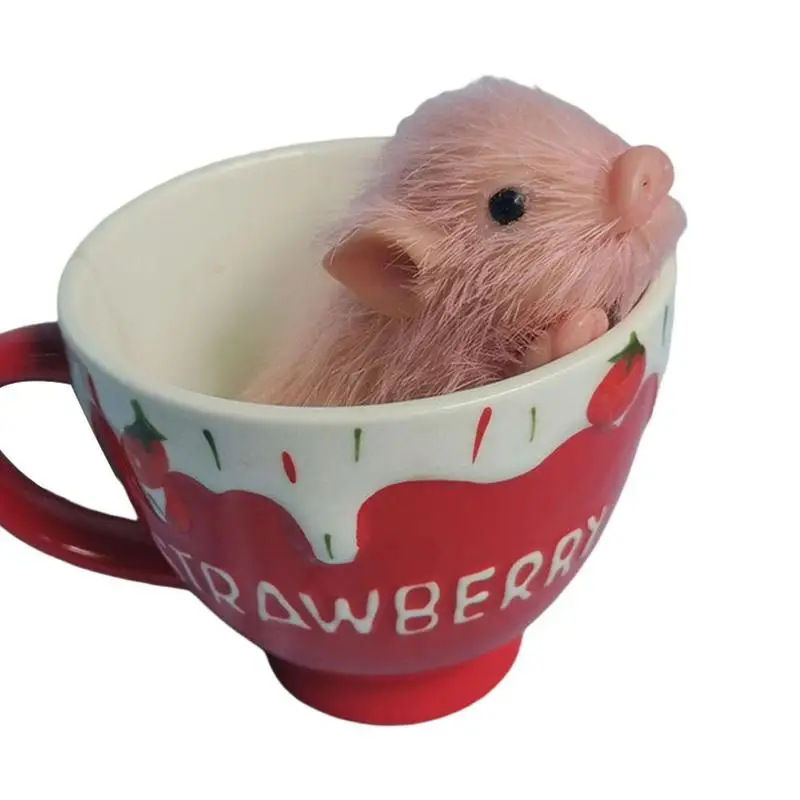 

5 ''милый полноразмерный силиконовый поросенок на Рождество, Новый Год, детские подарки на день рождения, Реалистичная поросенок