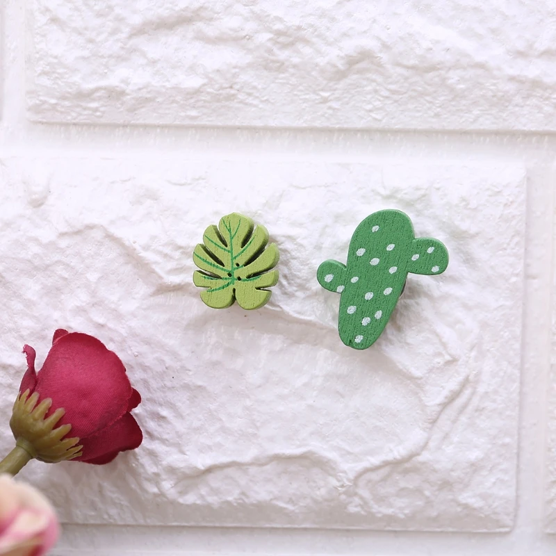 

30pcs Cactus Thumbtack Pushpin Cork Board Pins DIY for Art Photo Message Wall Decorative School Office Supplies