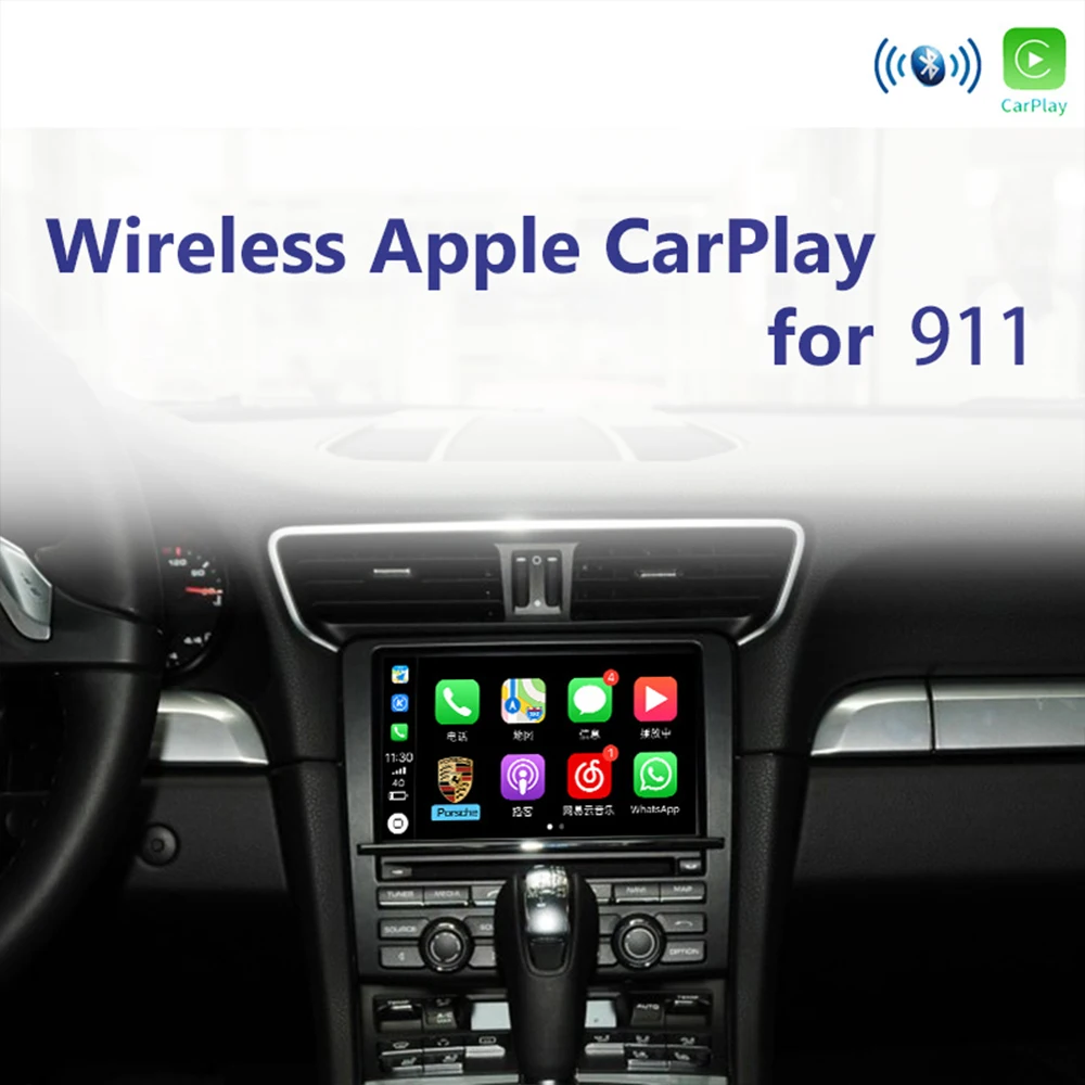 for 911 Joyeauto OEM беспроводной Apple CarPlay для Porsche PCM 3,1 Android Авто Cayenne Macan Cayman Panamera Boxster 718 991 911 автомобильный игровой - Цвет: for 911