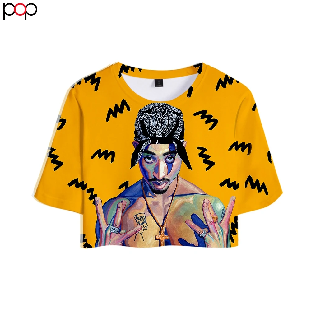 2PAC новинка 3D принт K pop женские топы модные летние футболки с коротким рукавом 2019