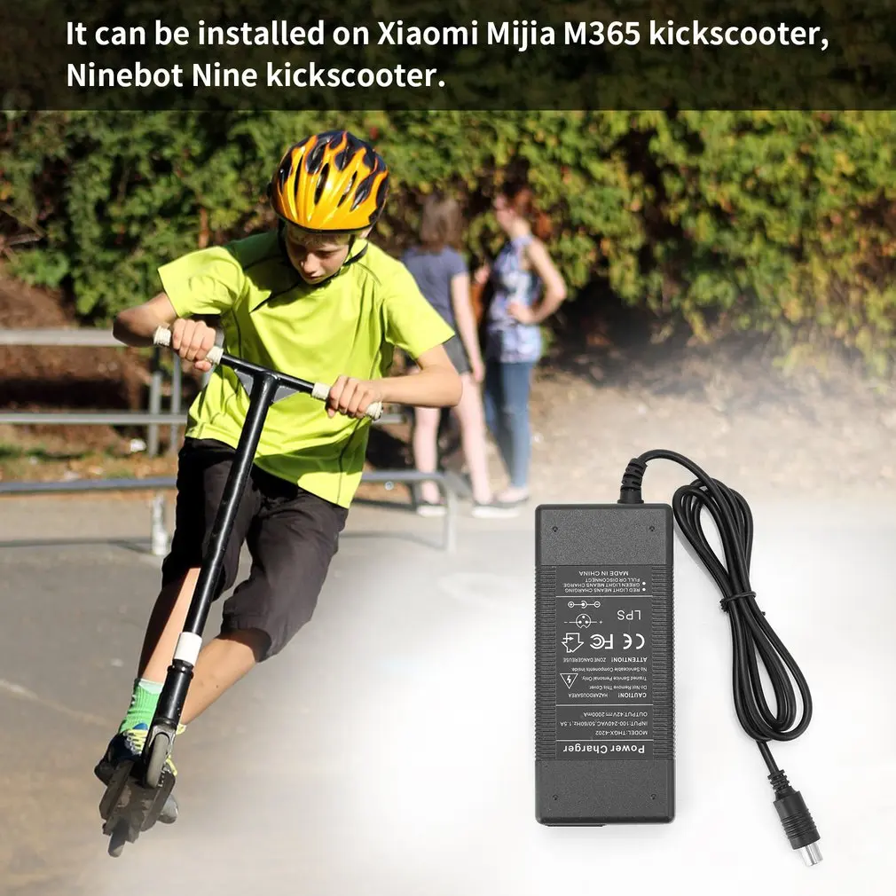 Зарядное устройство для электрического скутера 42 в 2 А зарядное es2 Xiaomi M365 | Спорт и