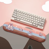 Keyboard Wrist Rest Pad Support Mousepad Monkey Bath Memory Foam Ergonomic Silicone Anti-Slip Office Gaming Laptop