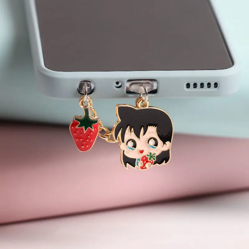 Аниме Anti Dust Plug Phone Charm Cute Type C зарядный порт пылезащитные заглушки Kawaii Мода 3 5 мм