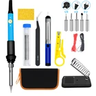 Набор электрического паяльника, 15 шт., 110 В, 220 В, 60 Вт