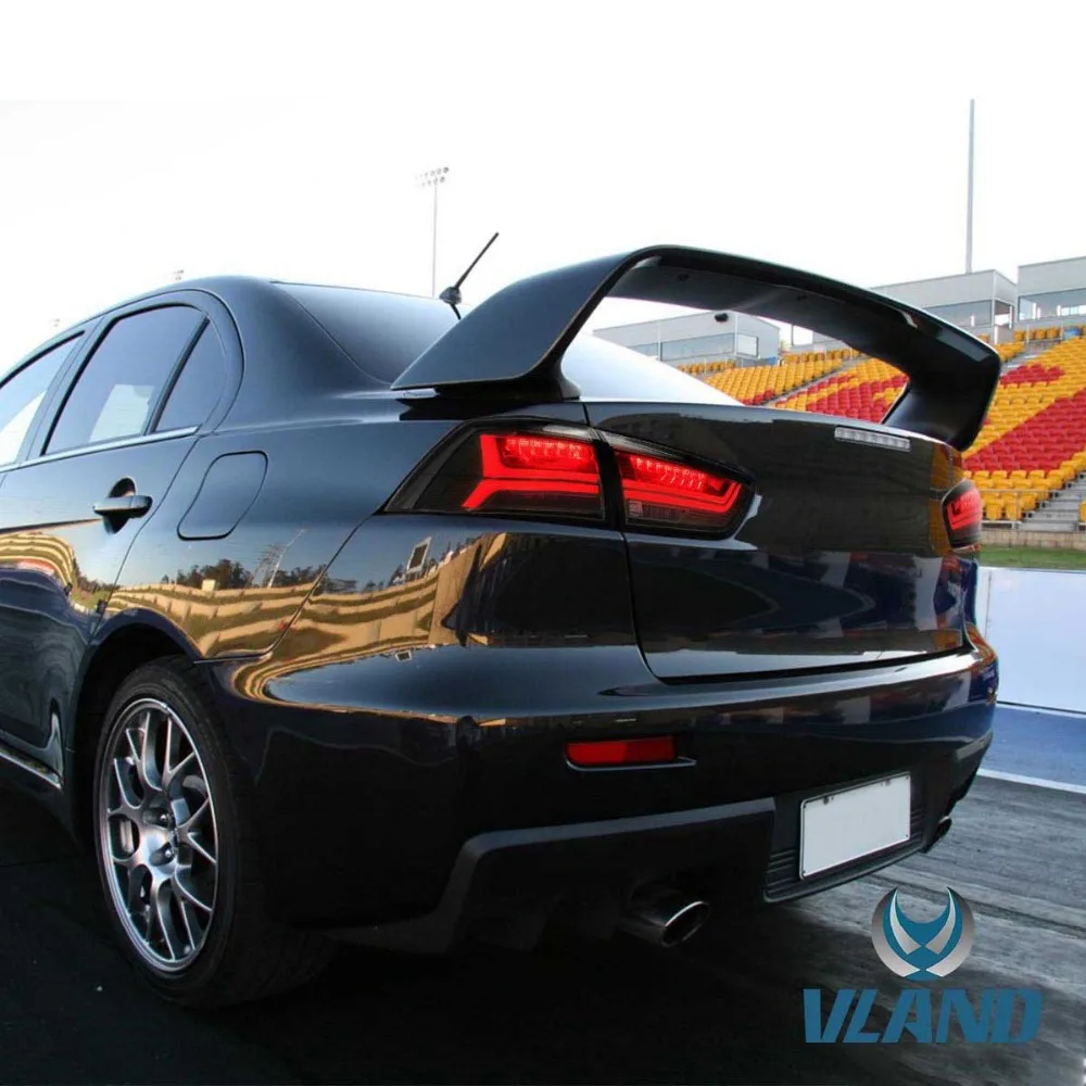 VLAND завод для Lancer 2008 2009 2010 2012 для автомобиля задний фонарь в сборе с движущимися сигнал+ игра и штепсельная вилка