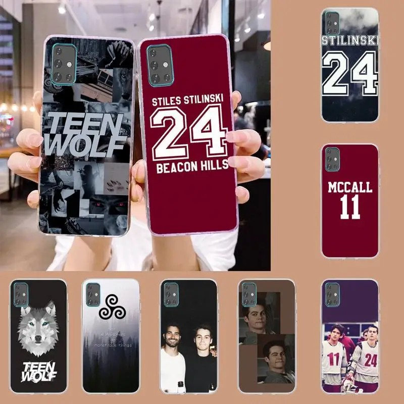 

Teen Wolf Stilinski 24 McCALL 11 LAHEY 14 Phone Case For Samsung S21 S30 S10 S9 S8 S7 A31 A12 A70 A52 A30 lite plus ultra soft