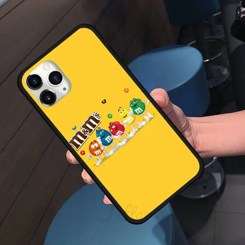 

M&M's Chocolate Nutella Bottle Phone Case For iphone 7 8 12 11 XR XS pro Max Mini plus Soft silicone cover shell funda