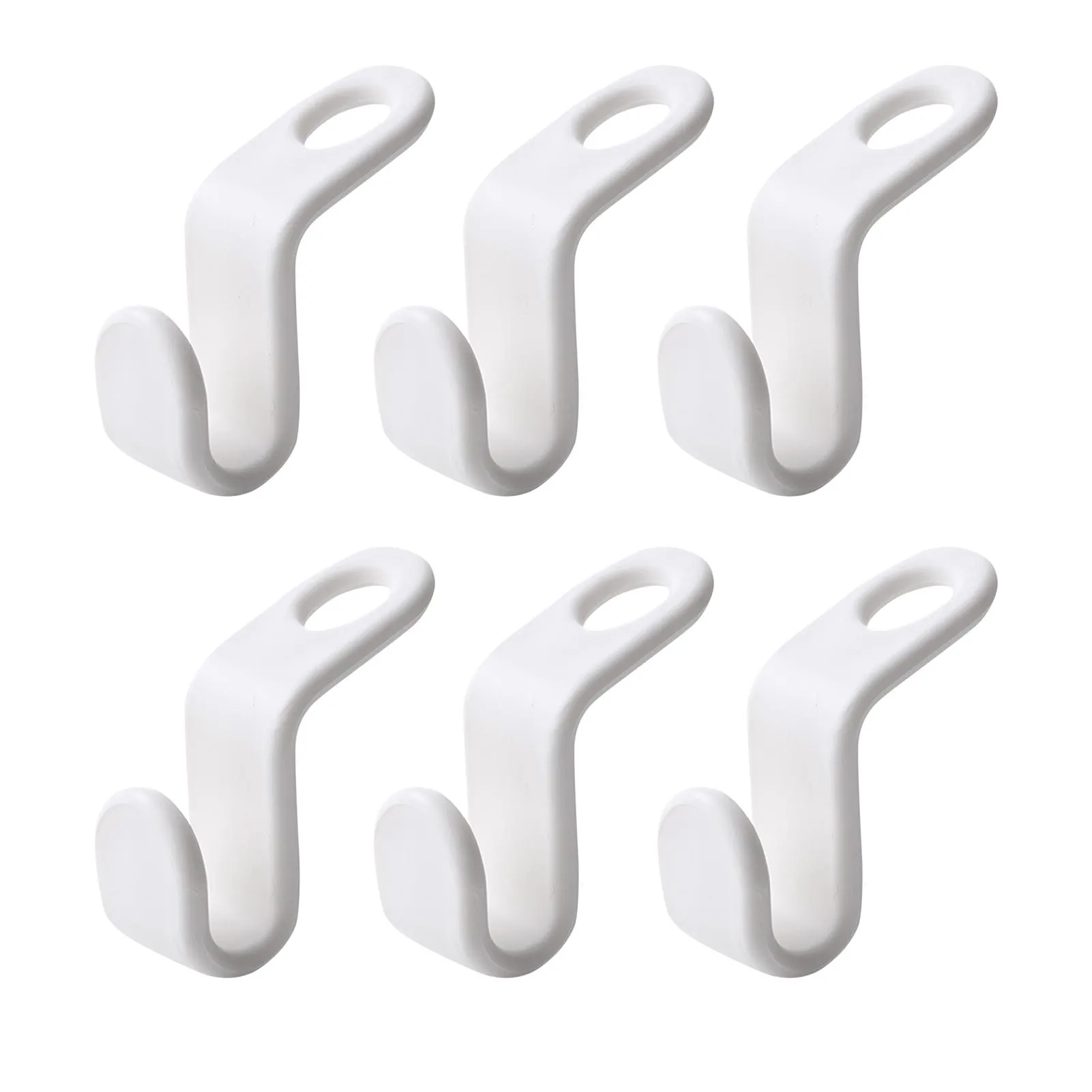 

6/12/24pcs Clothes Hanger Connector Hooks Folding Storage Clothes Rack Wardrobe Hanging Hanger Connection Hook Space Saving