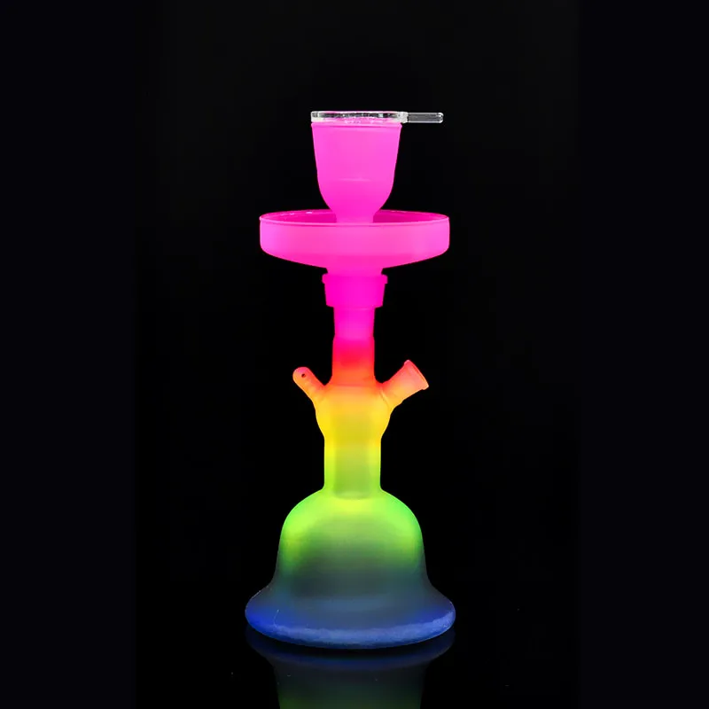 

Frosted Design Al Fakher Glass Hookah Shisha Smoking Water Pipe Complete Set Hookah for Tobacco Nargile Sheesha Accessories