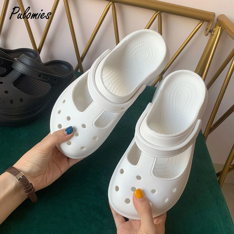 

New Women Shoes Clogs Garden Shoes Outdoor Beach Sandals Summer Casual Shoes Flip Flops Fashion Women Mary Jane Shoes Slippers