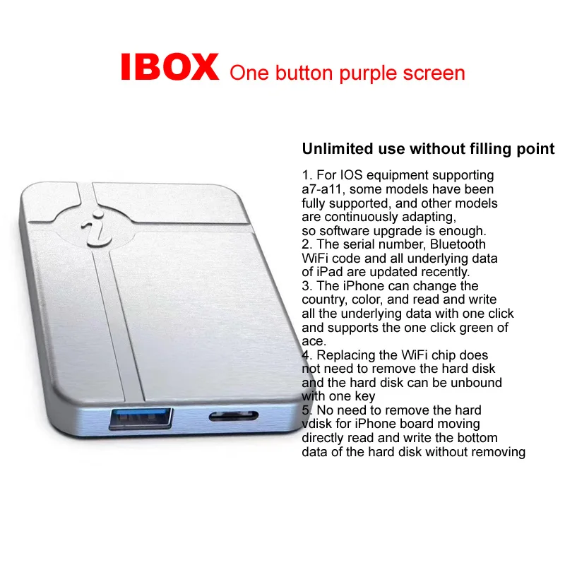 IP iBox не требуется разборка жесткий диск для чтения записи изменение серийного