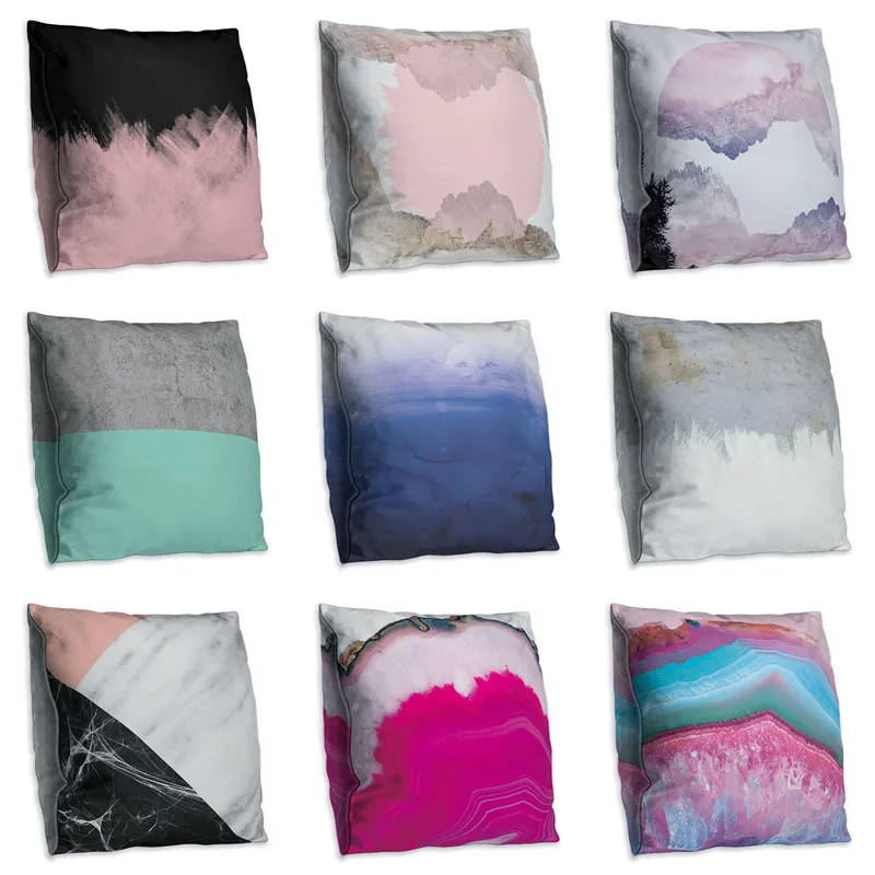 

Винтаж Чехлы абстрактные геометрические печатных Подушка Чехол Наволочка из полиэстера чехол размером 45*45 см подушка чехол автомобиль дом...